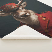Santa Reindeer Sherpadecke (3/4)