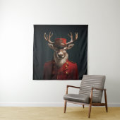 Santa Reindeer Wandteppich (Beispiel)