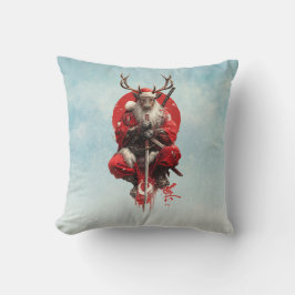 Santa Reindeer Warrior – Holiday Battle Edition Kissen