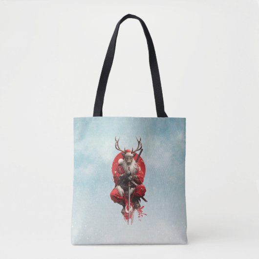 Santa Reindeer Warrior – Holiday Battle Edition Tasche (Vorderseite)