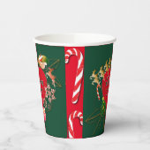 Santa Reindeer Weihnachtszeitung Cups Pappbecher (Links)