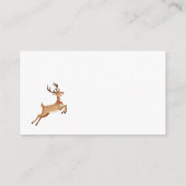 Santa Reindeers Christmas  Begleitkarte (Rückseite)