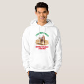 Santa reitend Camel Hoodie (Vorne ganz)