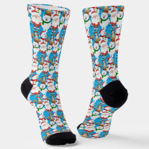 Santa, Rentier, Snowman Weihnachten Socken