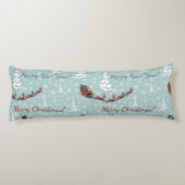 Santa-Rentierteam Seitenschläferkissen (Rückseite)