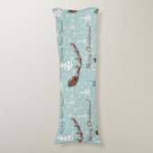 Santa-Rentierteam Seitenschläferkissen (Vorderseite Vertikal)