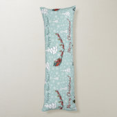 Santa-Rentierteam Seitenschläferkissen (Rückseite (Vertikal))