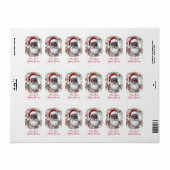 Santa Return Address Label  Adressaufkleber (Vorne)