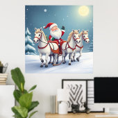 Santa Ricardo Ristorante da Valentino Poster (Heimbüro)