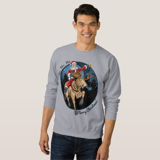 Santa Riding a Elose Sweatshirt (Vorne ganz)