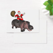 Santa Riding auf Hippo (Schreibtisch)