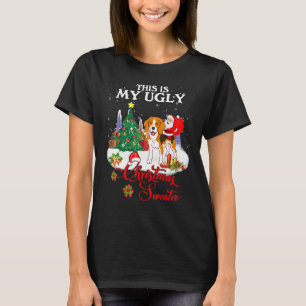 Santa Riding Beagle Das ist mein hässlicher Weihna T-Shirt