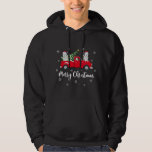 Santa Riding Christmas Tree Truck Westie Dog Chris Hoodie<br><div class="desc">Weihnachtsbaum Truck Westie Dog Weihnachten</div>