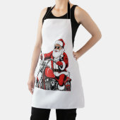 Santa Riding Motorrad Schürze (InSitu)
