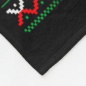 Santa Riding Reindeer Sun Conure Sweater Xmas Tree Fleecedecke (Ecke)