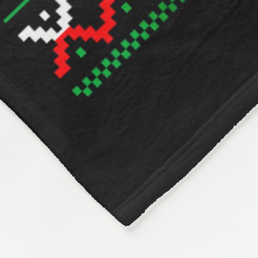 Santa Riding Reindeer Sun Conure Sweater Xmas Tree Fleecedecke (Ecke)