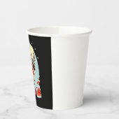 Santa Riding Rentier Siamese Weihnachtsbaum L Pappbecher (Links)