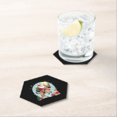 Santa Riding Rentier Siamese Weihnachtsbaum L Untersetzer (Vor Ort)