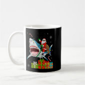 Santa Riding Shark Christmas Pajama Cute Ocean Ani Kaffeetasse (Links)