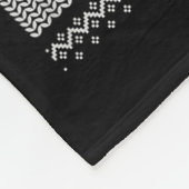 Santa Riding Shark Ugly Christmas Sweater Believe  Fleecedecke (Ecke)