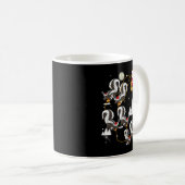Santa Riding Skunk Kaffeetasse (VorderseiteRechts)