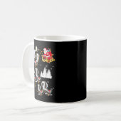 Santa Riding Skunk Kaffeetasse (Vorderseite Links)