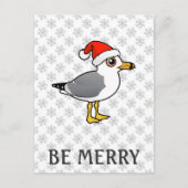 Santa Ring Feiertagspostkarte (Vorderseite)