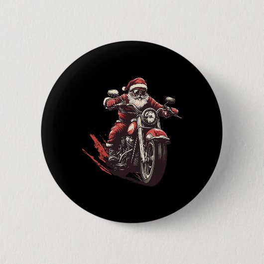 Santa Rite a Motorrad Motorrad Lover X Button (Vorderseite)