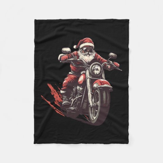 Santa Rite a Motorrad Motorrad Lover X Fleecedecke (Vorderseite)