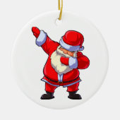 Santa Rock Keramik Ornament (Vorne)