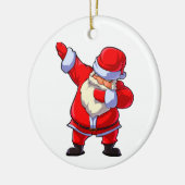 Santa Rock Keramik Ornament (Links)