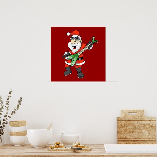 Santa Rocks Poster (Küche)