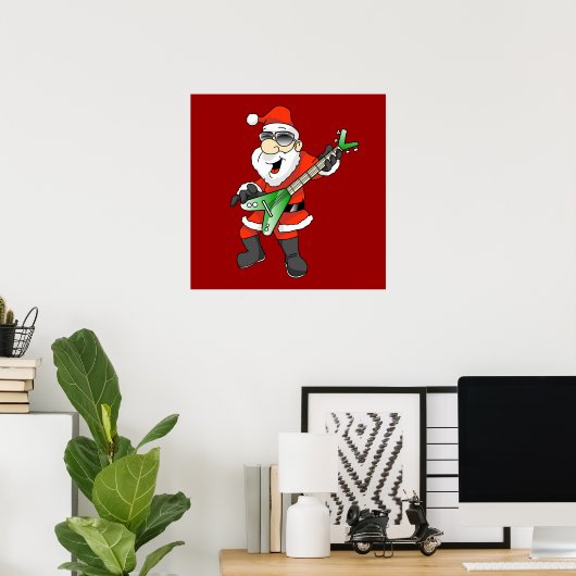 Santa Rocks Poster (Heimbüro)