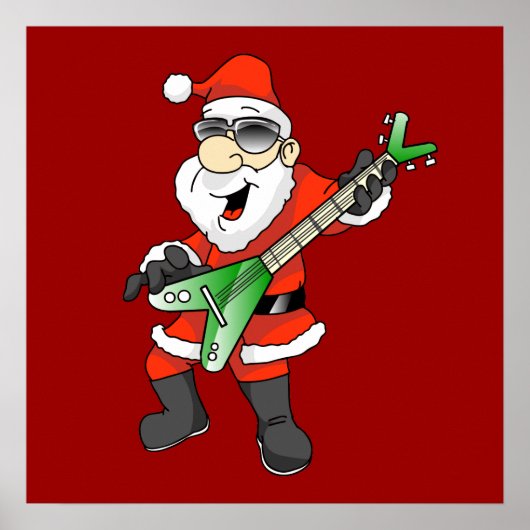 Santa Rocks Poster (Vorne)