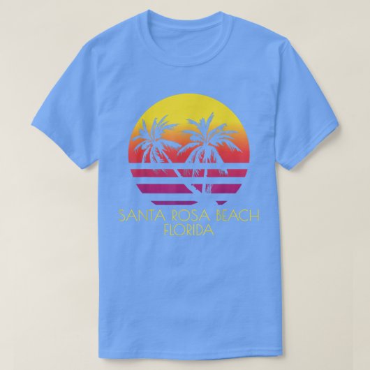 Santa Rosa Beach Florida1006 T-Shirt (Design vorne)