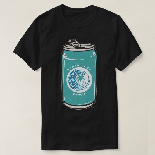 Santa Rosa Beach Florida FL Beer Can Soda Pop kann T-Shirt (Design vorne)