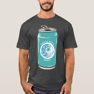 Santa Rosa Beach Florida FL Beer Can Soda Pop kann T-Shirt