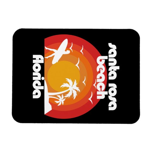 Santa Rosa Beach, Florida Magnet (Horizontal)