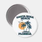 Santa Rosa Beach Florida Magnet (Vorderseite/Rückseite)