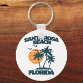 Santa Rosa Beach Florida Schlüsselanhänger (Rückseite)