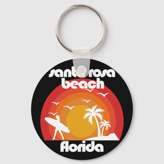 Santa Rosa Beach, Florida Schlüsselanhänger (Vorderseite)
