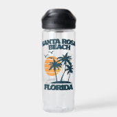 Santa Rosa Beach Florida Trinkflasche (Rückseite)