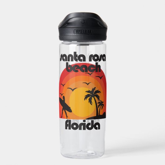 Santa Rosa Beach, Florida Trinkflasche (Rückseite)