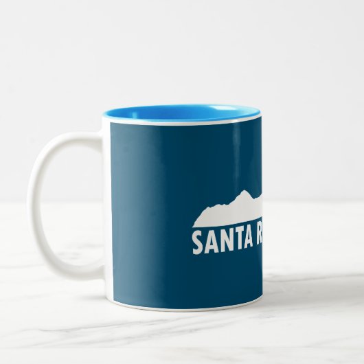 Santa Rosa California Bitte Zweifarbige Tasse (Links)