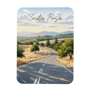 Santa Rosa California Reise Magnet