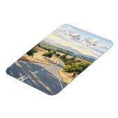 Santa Rosa California Reise Magnet (Linke Seite)