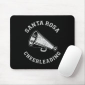 Santa Rosa Cheer Distressed Retro 90er Cheerleader Mousepad (Mit Mouse)