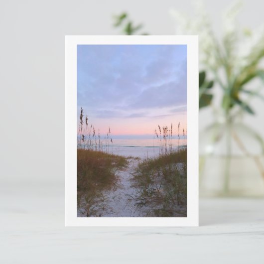 Santa rosa dankeskarte (Stehend Vorderseite)