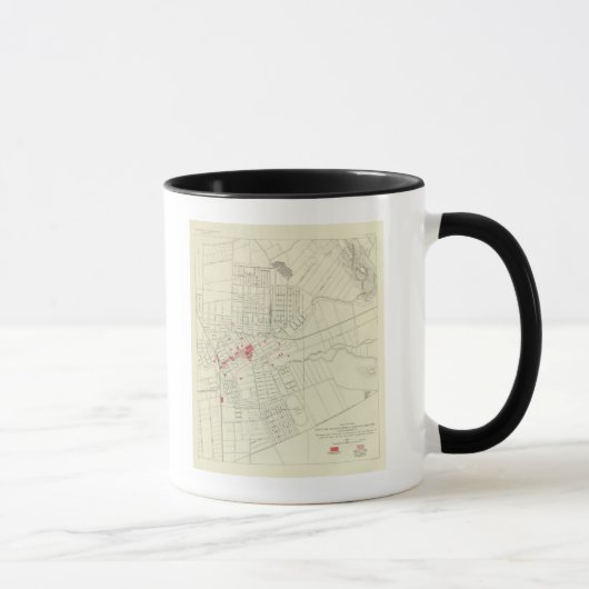 Santa Rosa, durch Erdbeben zerstörte Teile Tasse (Rechts)