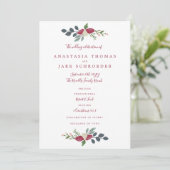 Santa Rosa Hochzeitsprogramm Programm (Stehend Vorderseite)